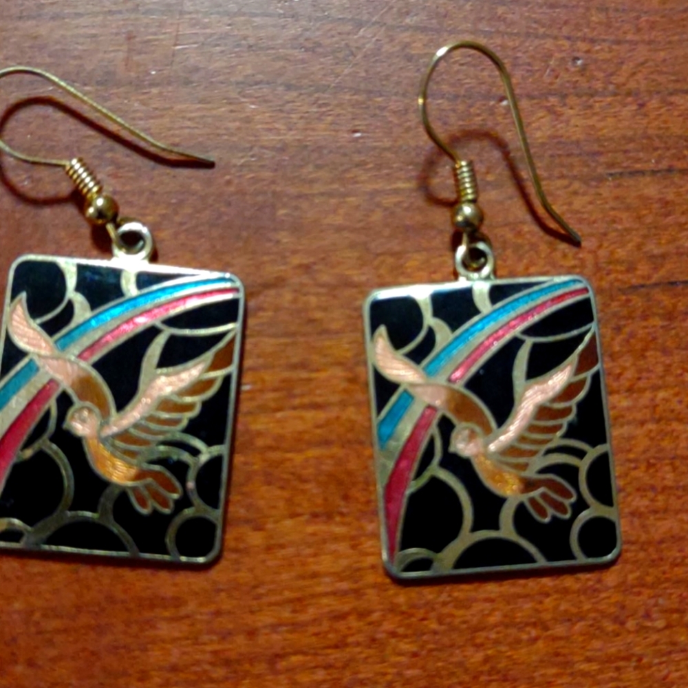 Gold earrings